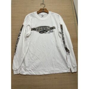 Kurt Busch Shirt Mens Large NASCAR Racing Long Sleeve 97 Sharpie Team Caliber‎